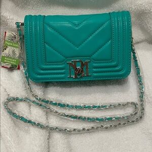 Badgley Mischka Vibrant Teal Crossbody Bag  NWT